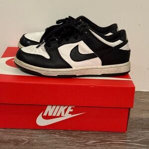 Nike Panda Dunks Size 2